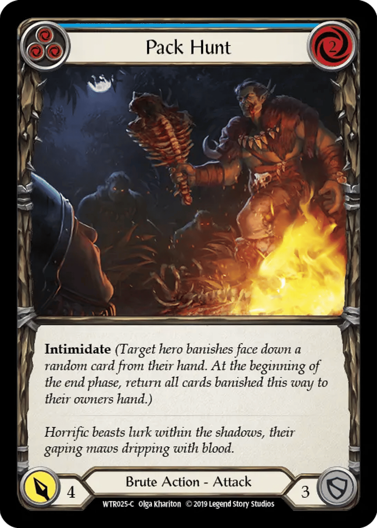 Pack Hunt (Blue) from Welcome to Rathe - Flesh and Blood