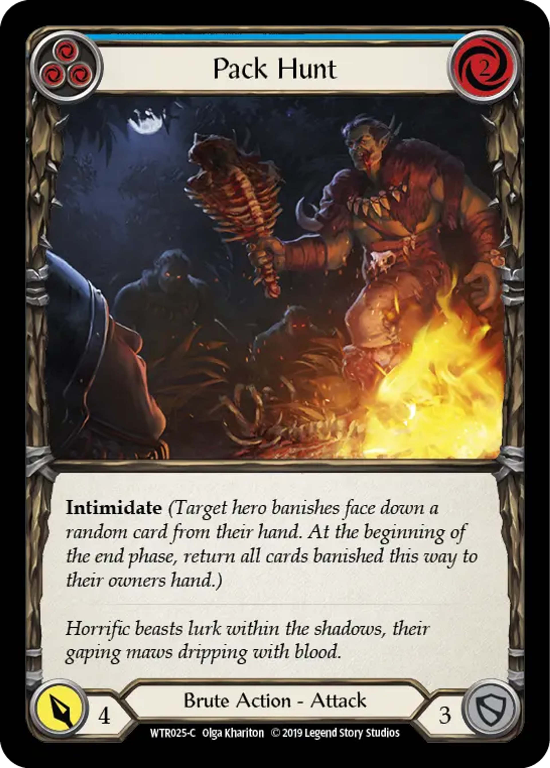 Pack Hunt (Blue) — Welcome to Rathe — Flesh and Blood
