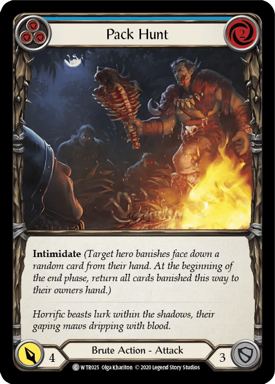 Pack Hunt (Blue) — Welcome to Rathe - Unlimited — Flesh and Blood