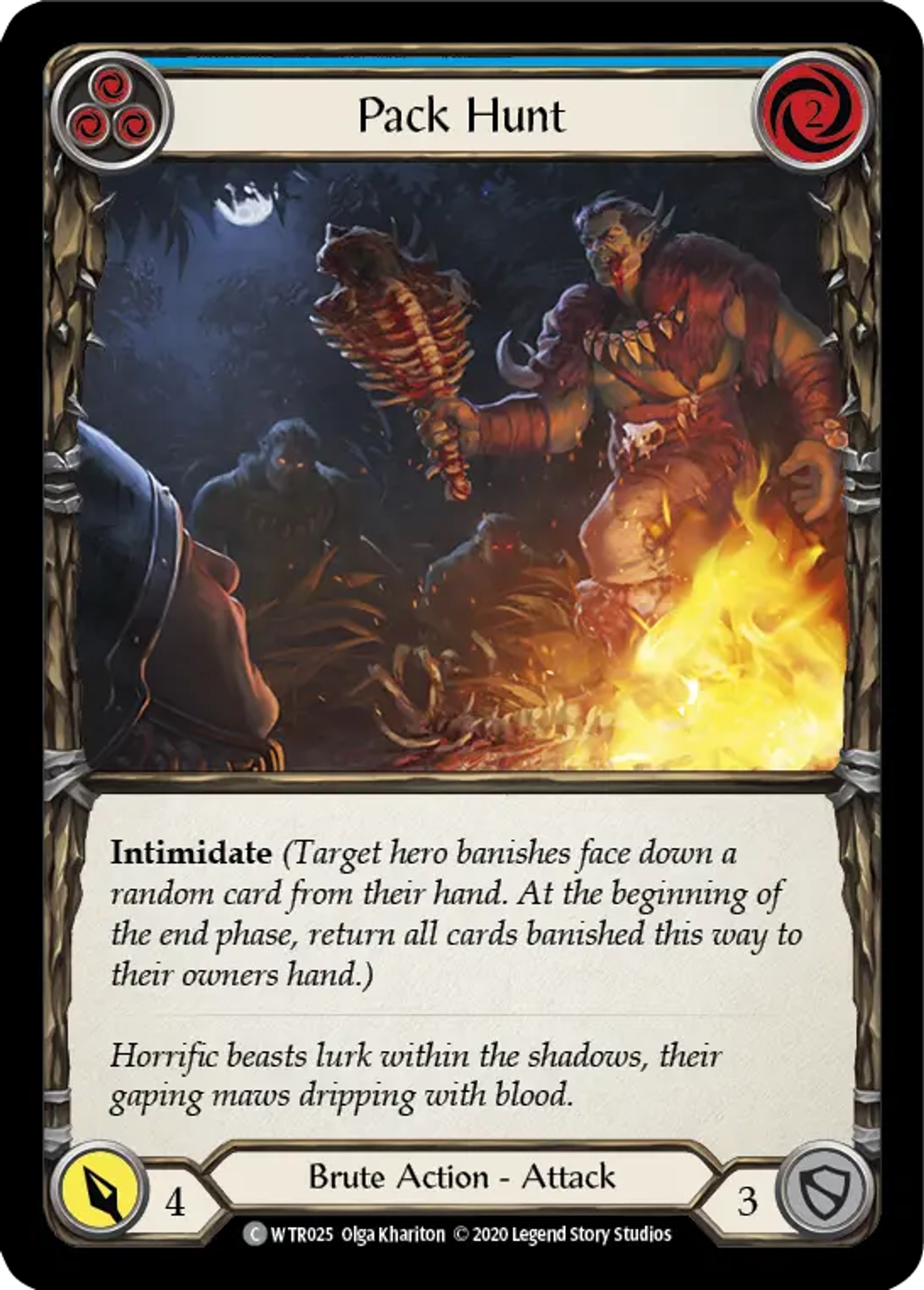 Pack Hunt (Blue) — Welcome to Rathe - Unlimited — Flesh and Blood