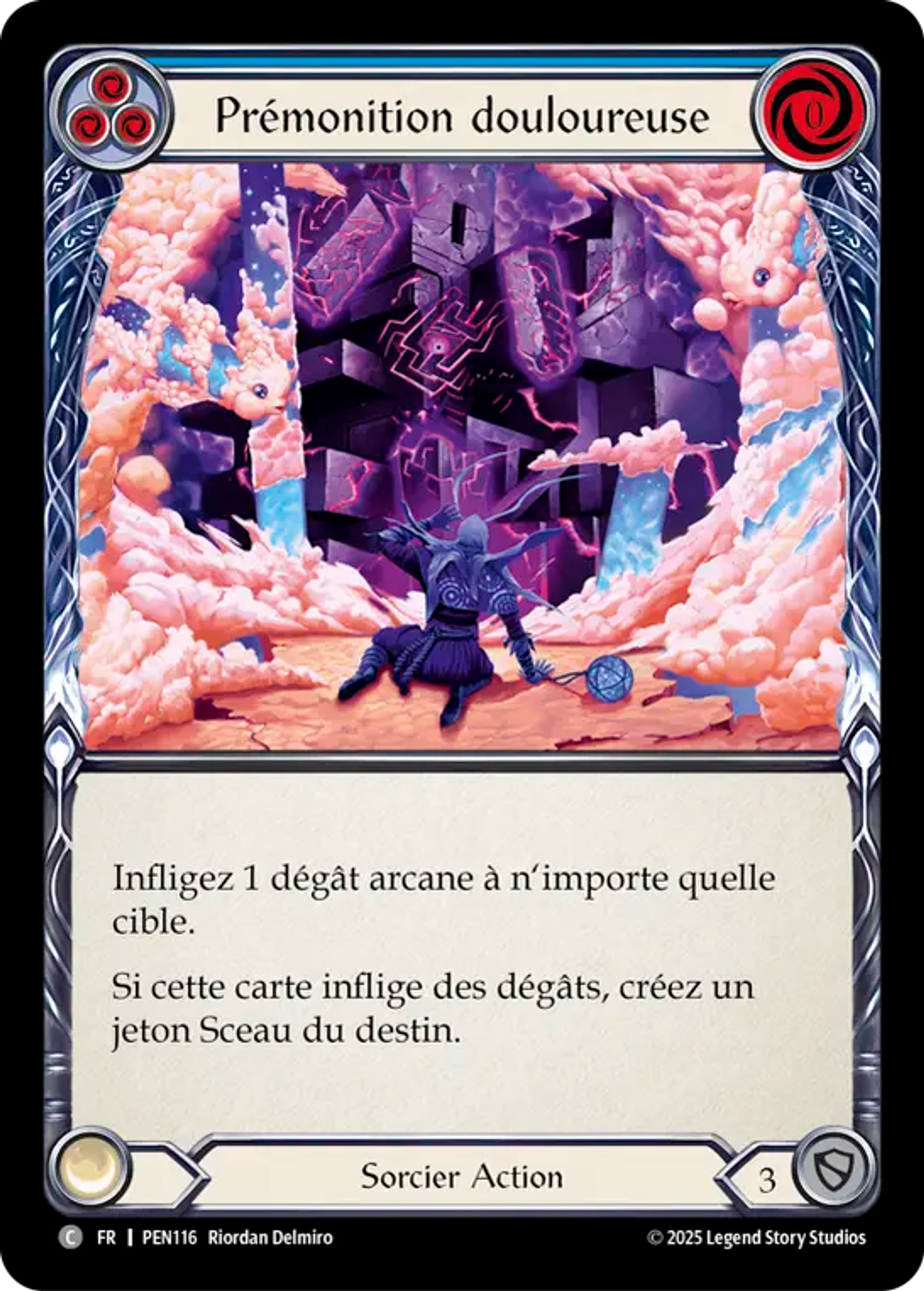 Painful Premonition (Blue) — Compendium of Rathe — Flesh and Blood