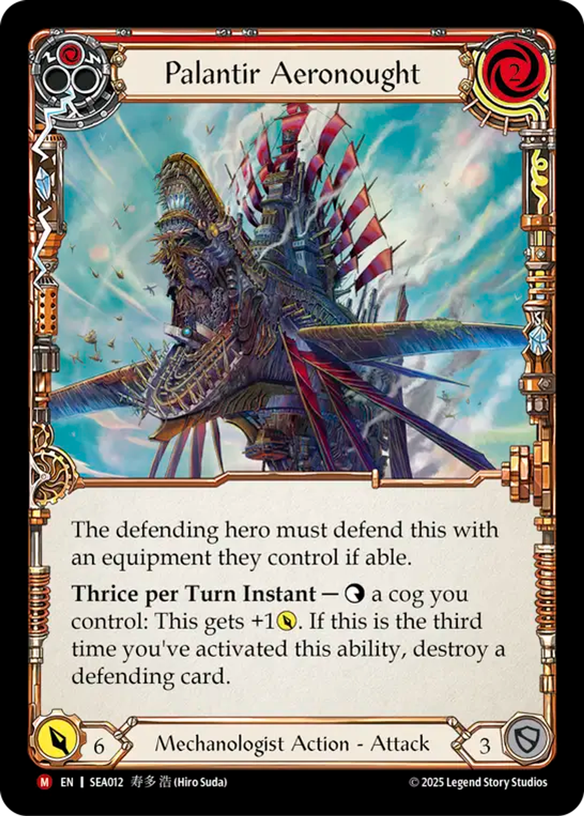 Aérocuirassé Palantir — High Seas — Flesh and Blood