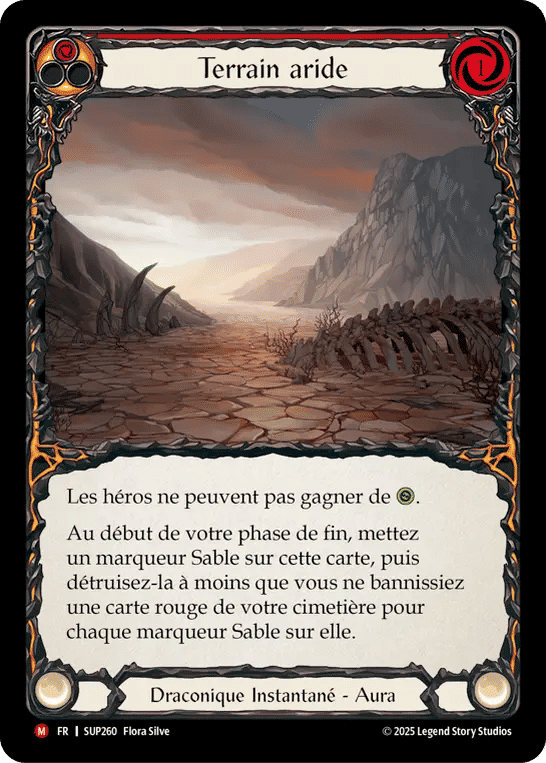 Terrain aride — Super Slam — Flesh and Blood