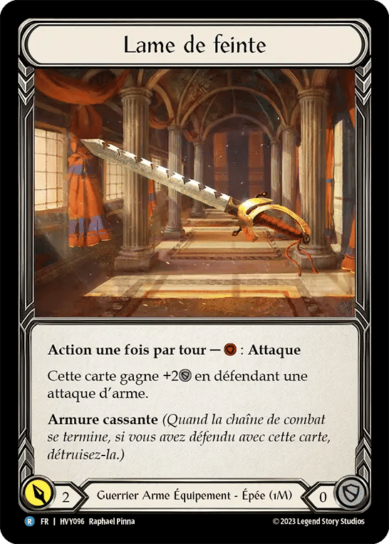 Lame de feinte — Heavy Hitters — Flesh and Blood