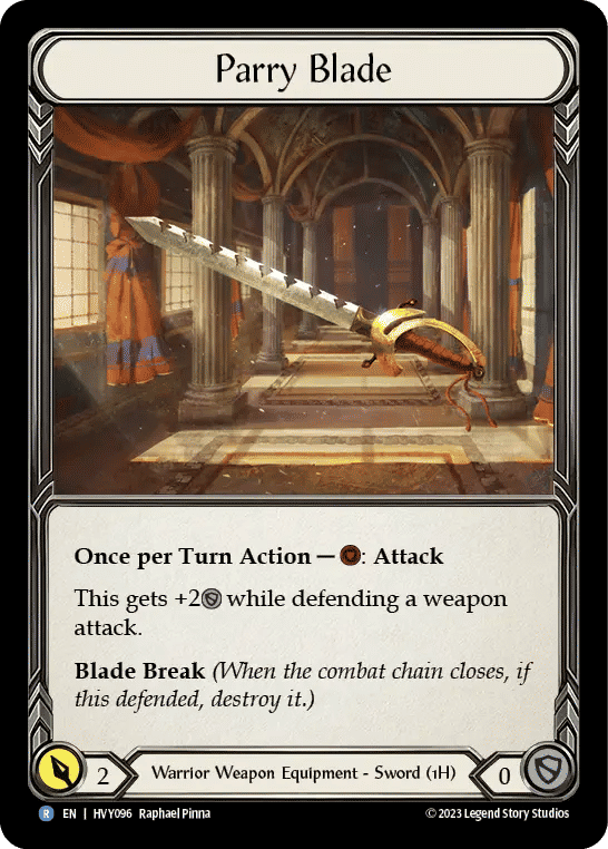 Parry Blade — Heavy Hitters — Flesh and Blood