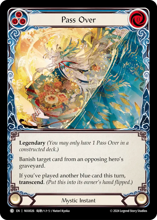Pass Over (Blue) — Nuu - Blitz Deck — Flesh and Blood
