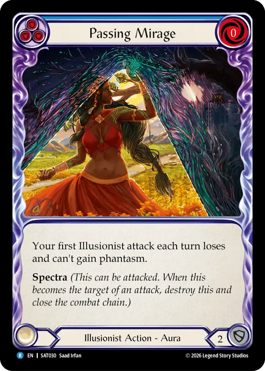 Passing Mirage (Blue) — Silver Age - Prism, Advent of Thrones — Flesh and Blood