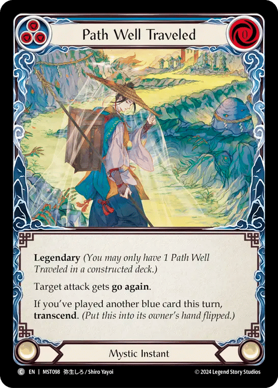Path Well Traveled (Blue) — Part the Mistveil — Flesh and Blood