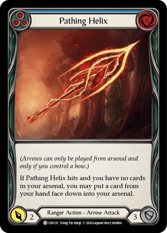 Pathing Helix (Blue) — Crucible of War — Flesh and Blood