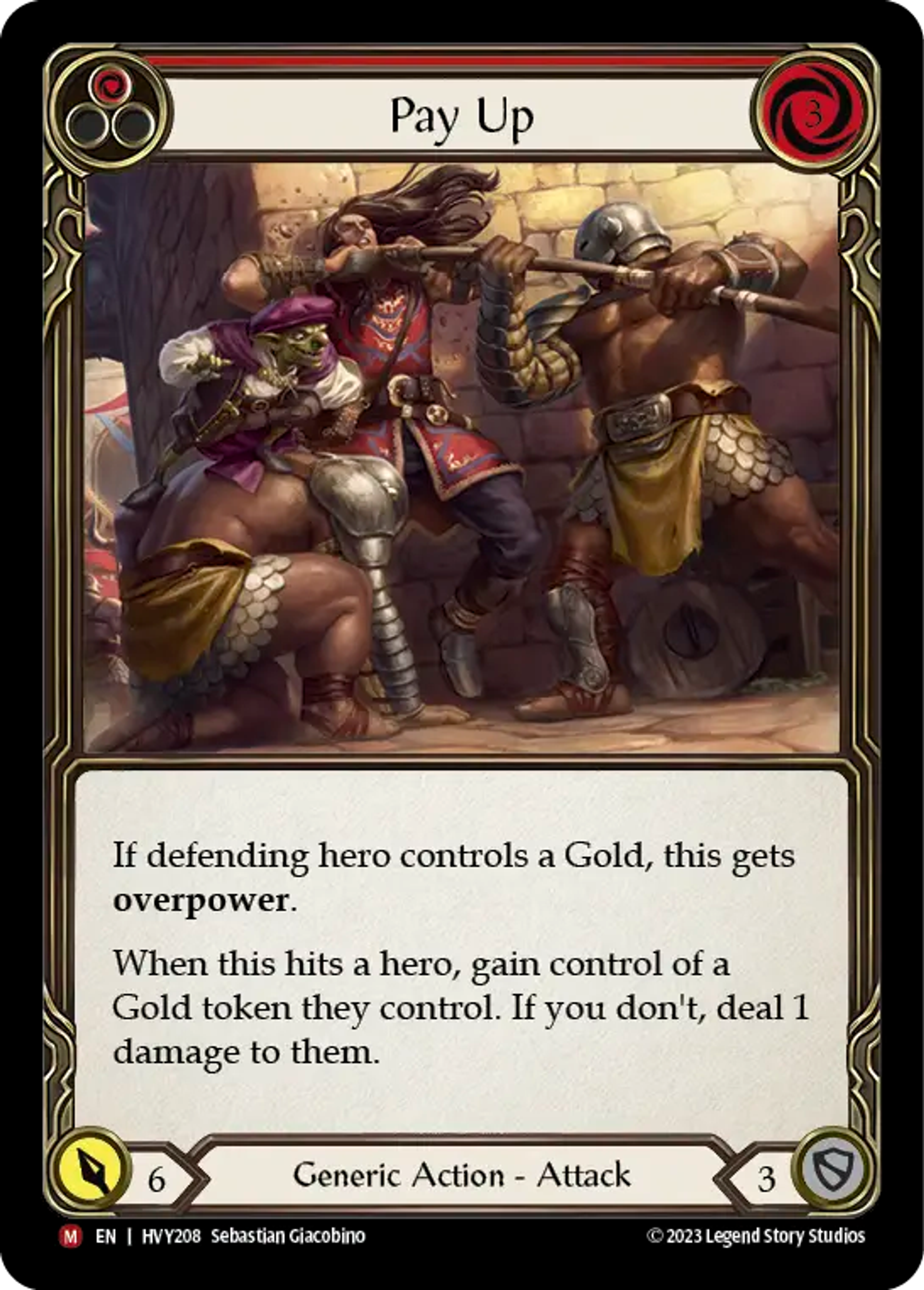 Remboursement — Heavy Hitters — Flesh and Blood