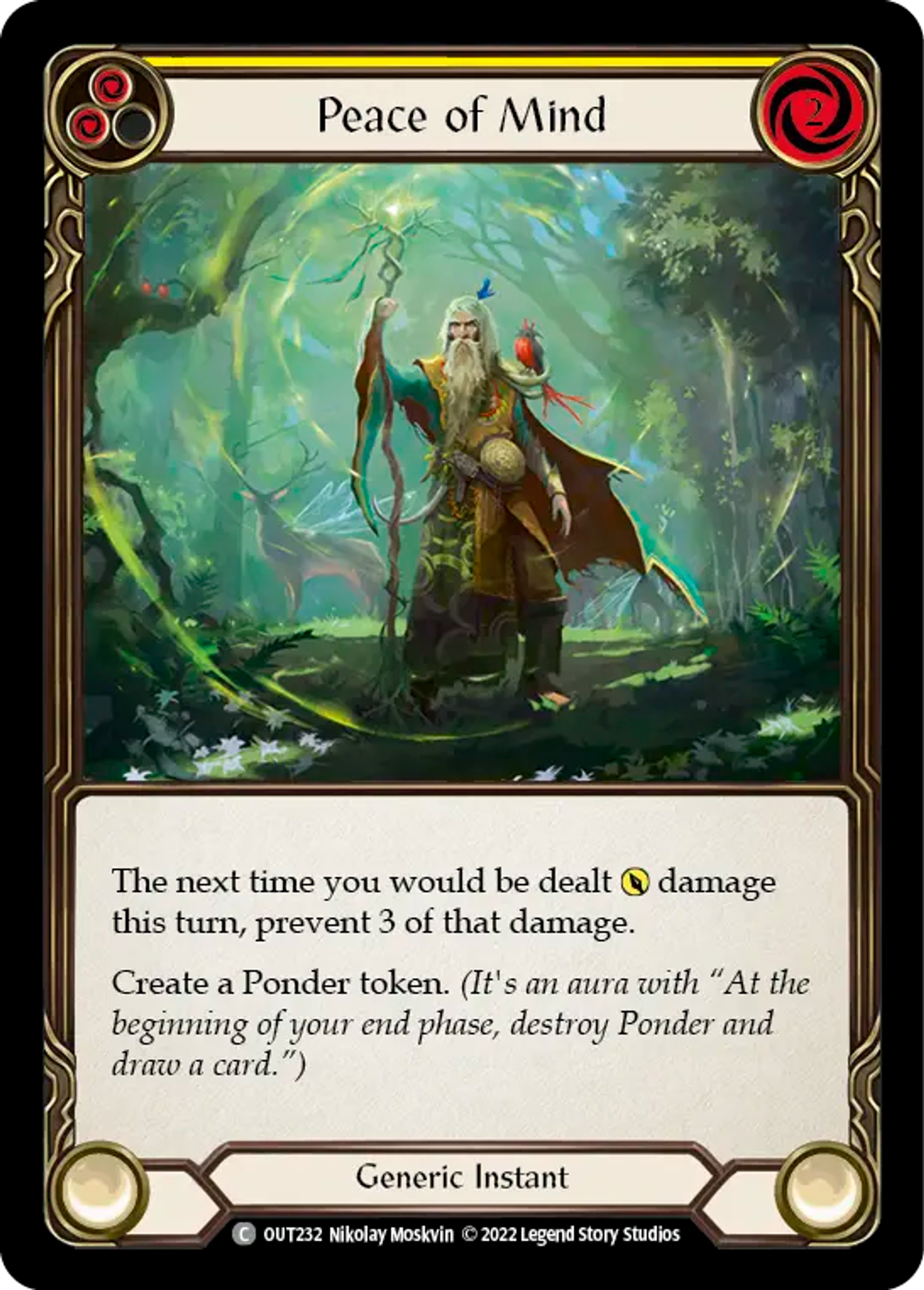 Peace of Mind (Yellow) — Outsiders — Flesh and Blood