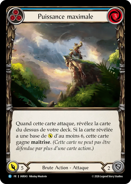 Puissance maximale — Usurp the Shadow Throne — Flesh and Blood