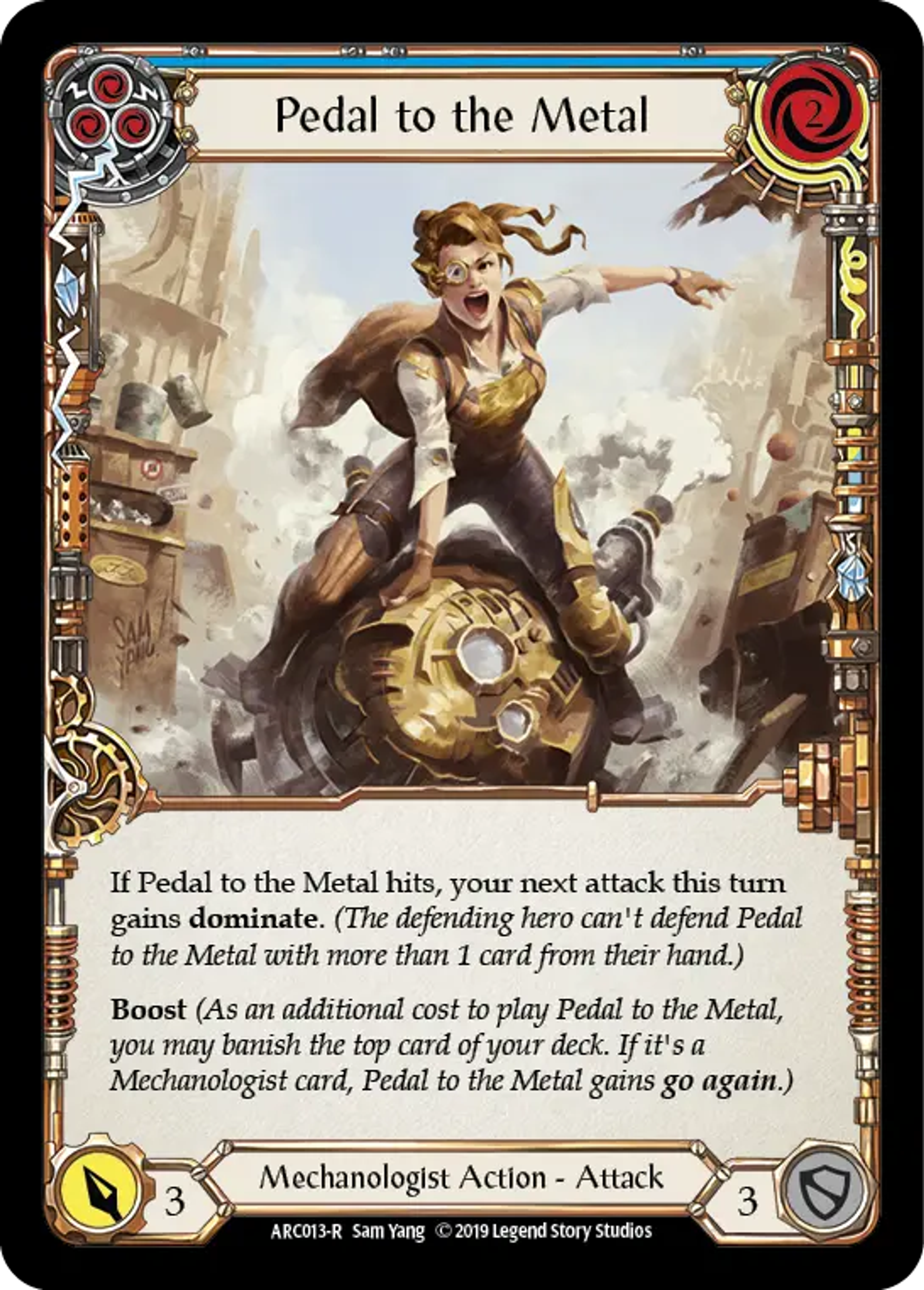 Pedal to the Metal (Blue) — Arcane Rising — Flesh and Blood