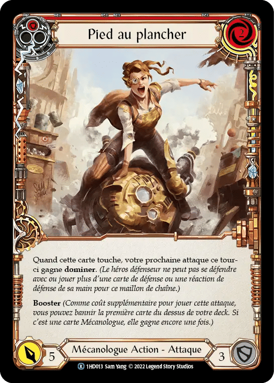 Pied au plancher — Dash - Blitz Deck — Flesh and Blood