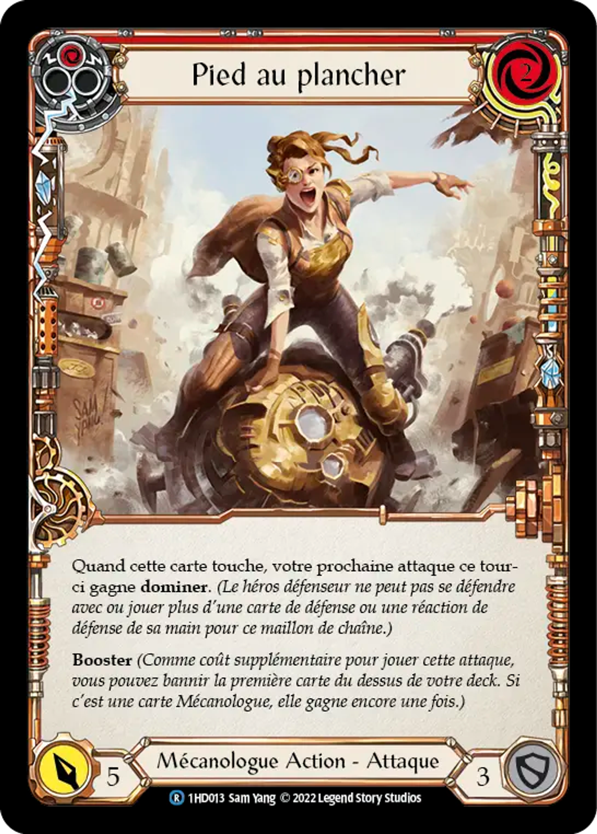 Pied au plancher — Dash - Blitz Deck — Flesh and Blood