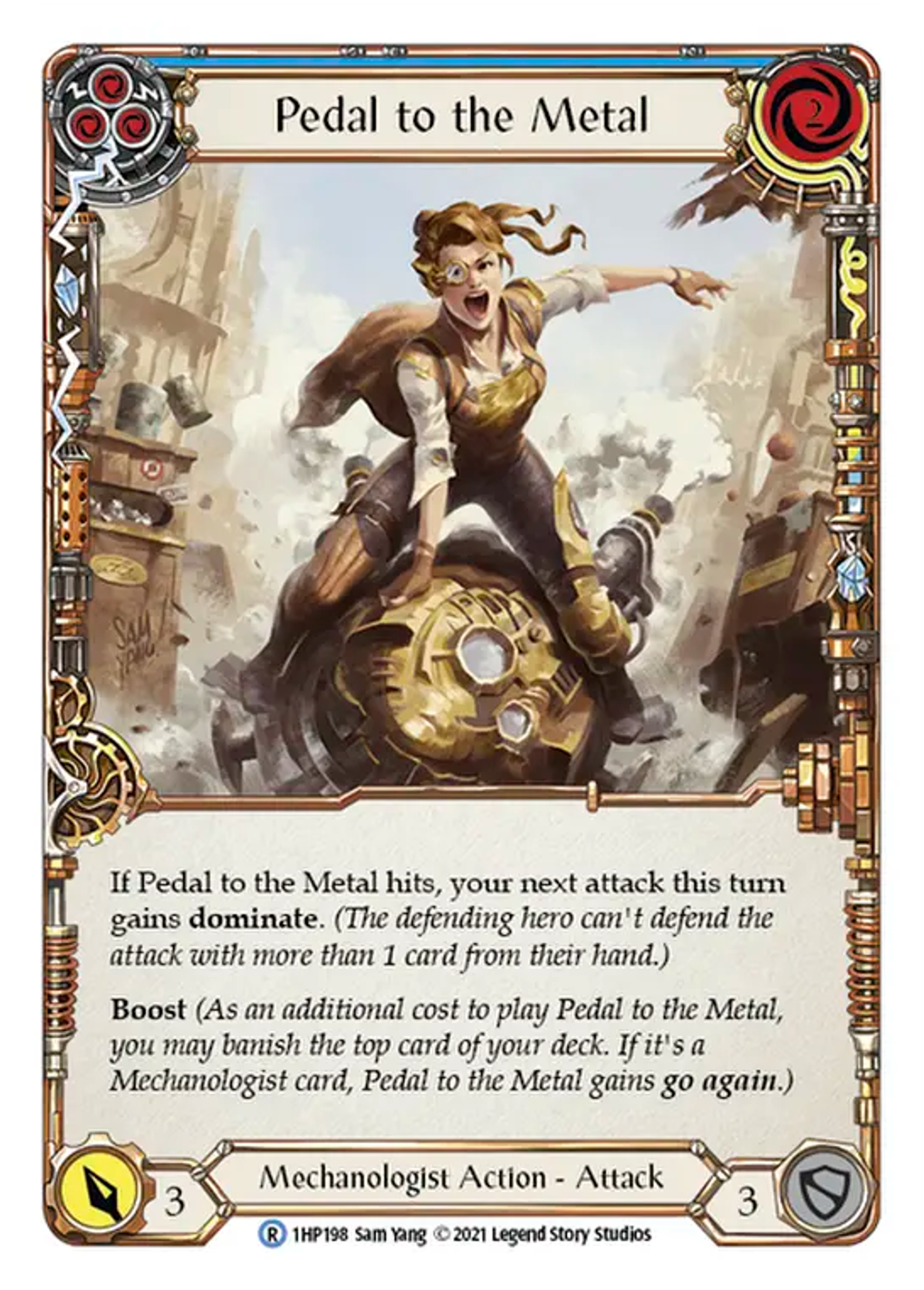 Pedal to the Metal (Blue) — History Pack 1 — Flesh and Blood