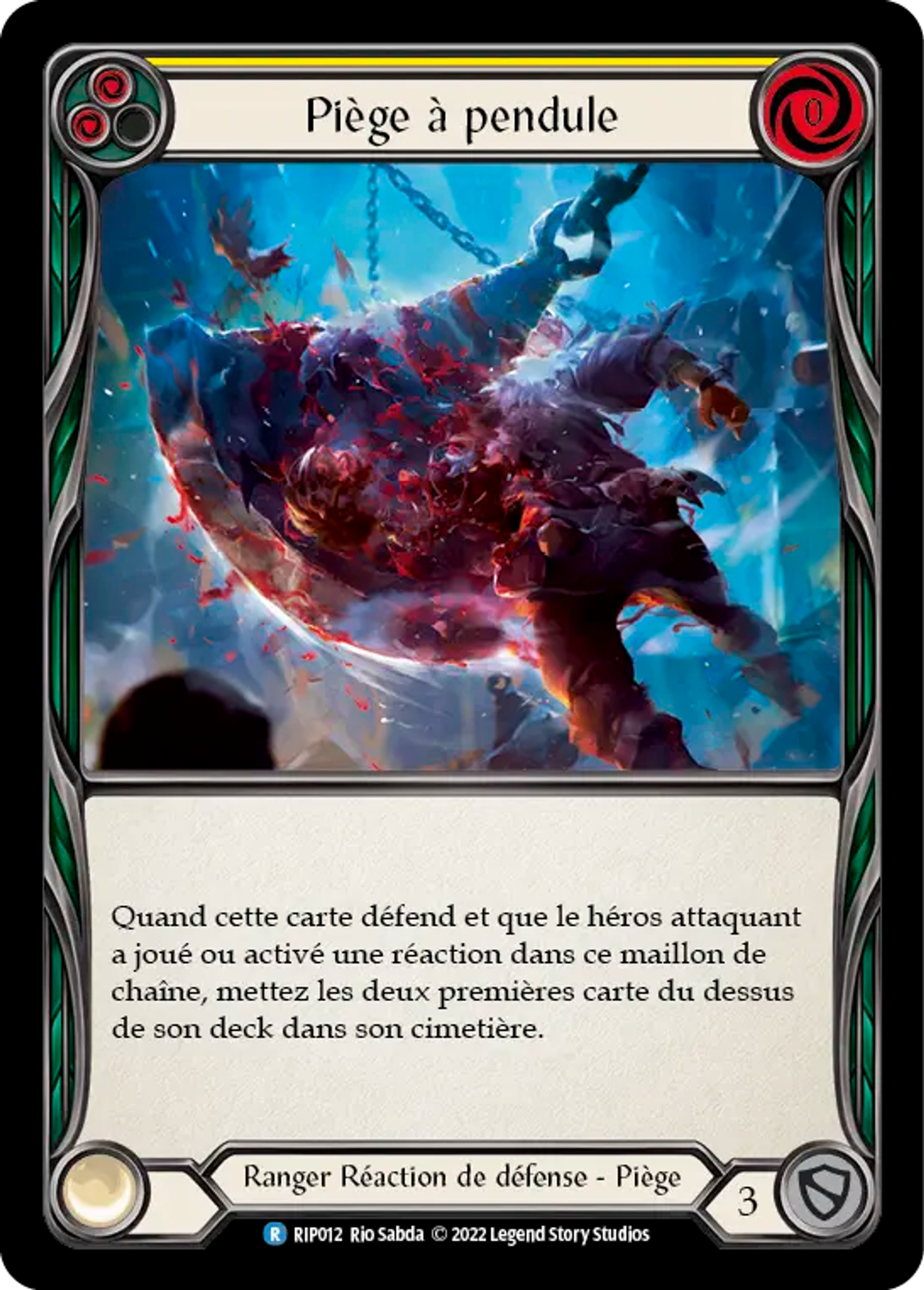 Piège à pendule — Riptide - Blitz Deck — Flesh and Blood
