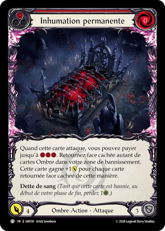 Inhumation permanente — Usurp the Shadow Throne — Flesh and Blood