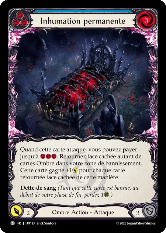 Inhumation permanente — Usurp the Shadow Throne — Flesh and Blood