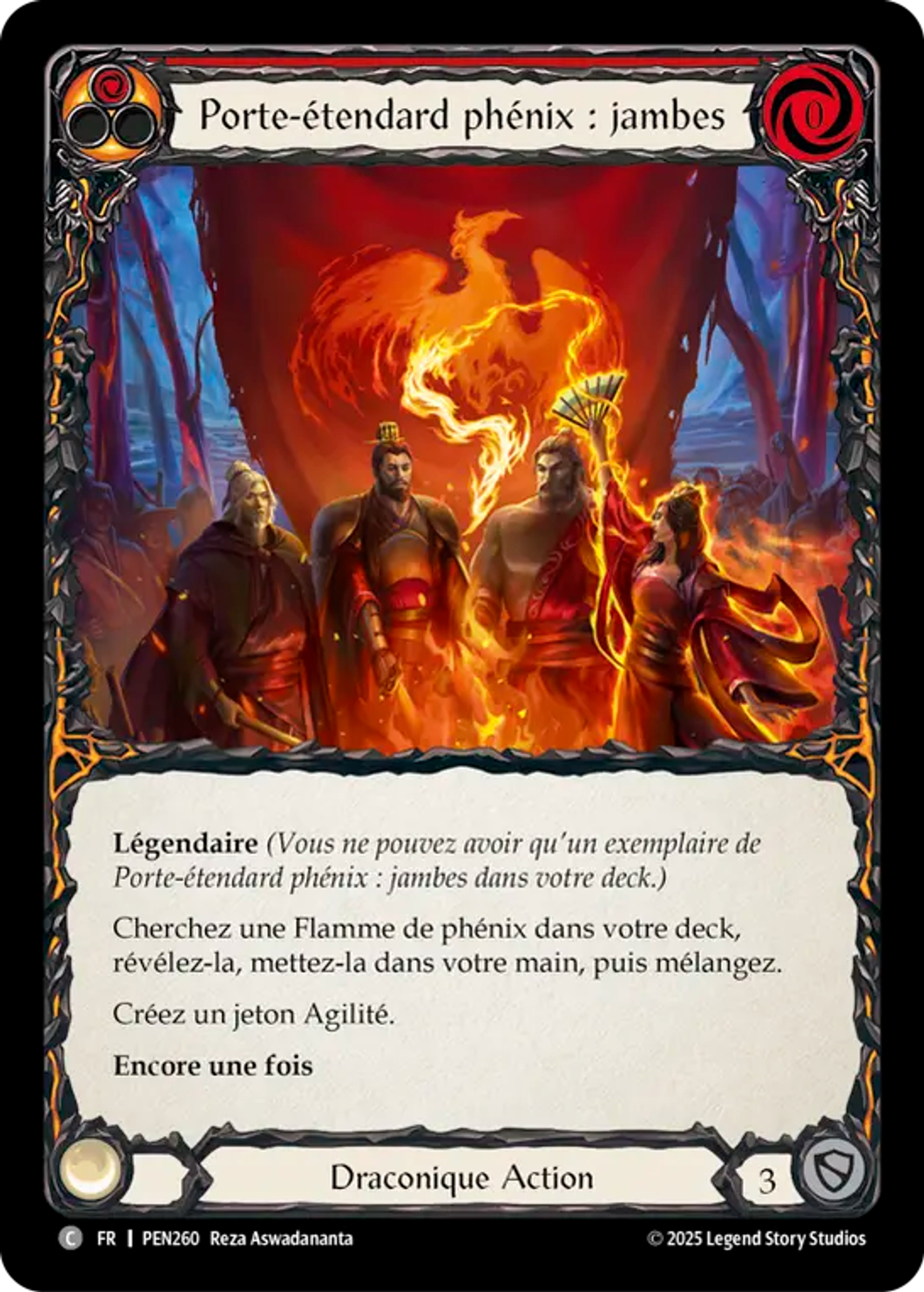 Phoenix Bannerman: Legs (Red) — Compendium of Rathe — Flesh and Blood