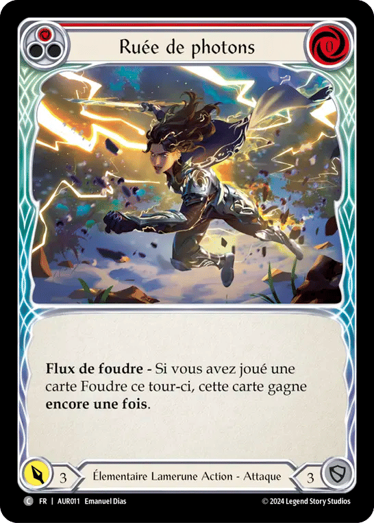 Ruée de photons — 1st Strike - Aurora — Flesh and Blood