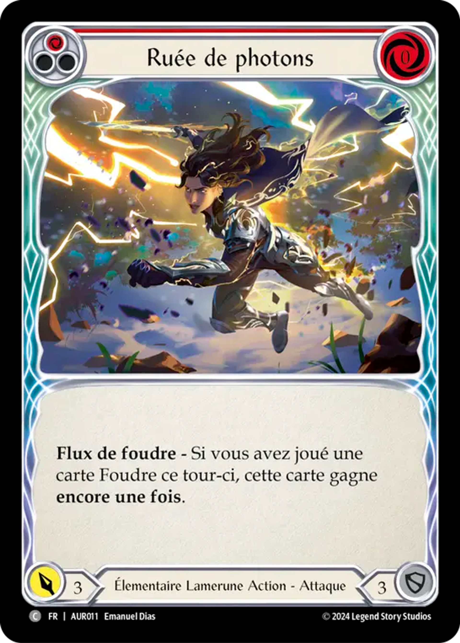 Ruée de photons — 1st Strike - Aurora — Flesh and Blood