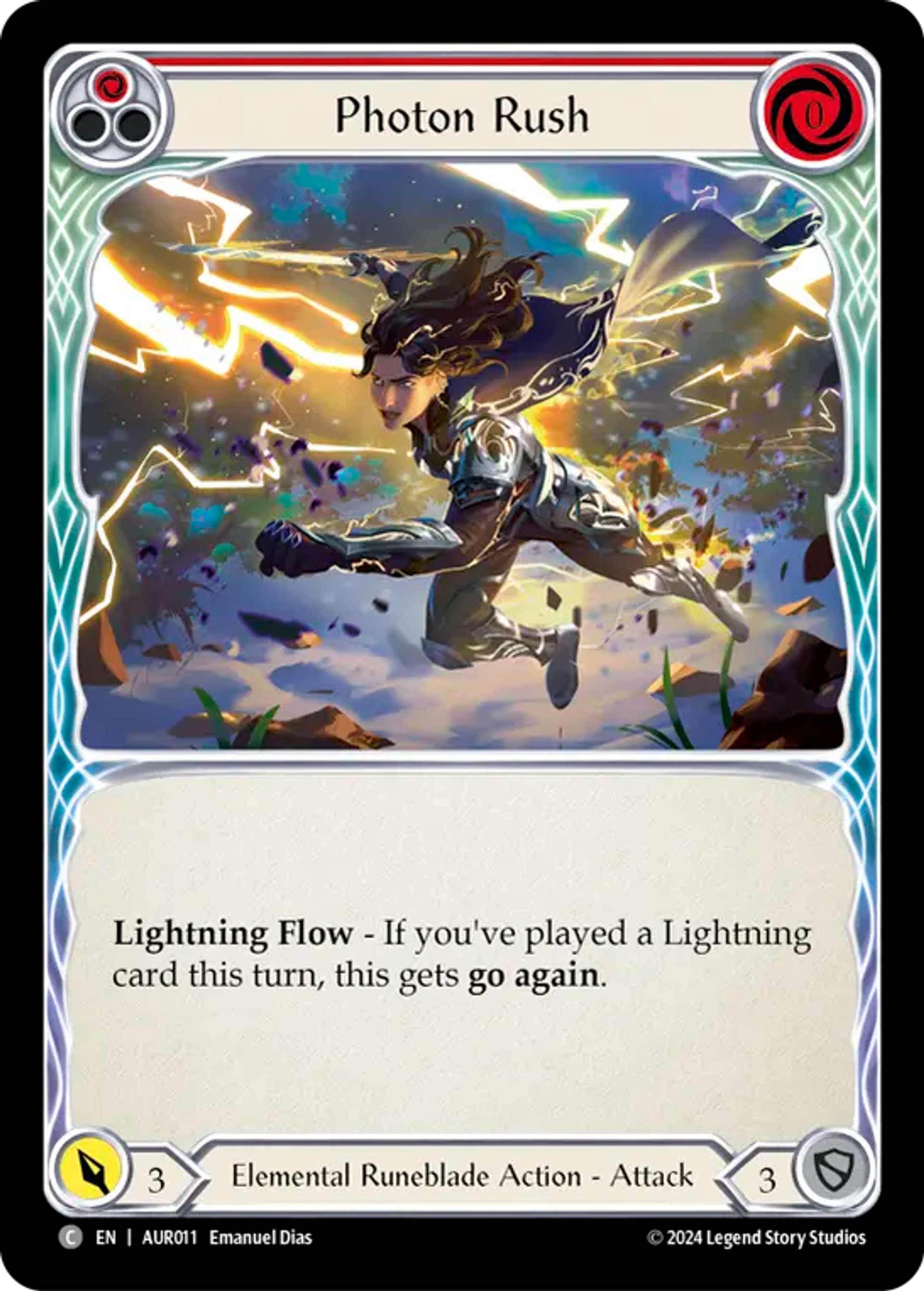 Photon Rush (Red) — 1st Strike - Aurora — Flesh and Blood