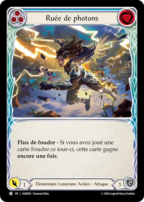 Ruée de photons — 1st Strike - Aurora — Flesh and Blood