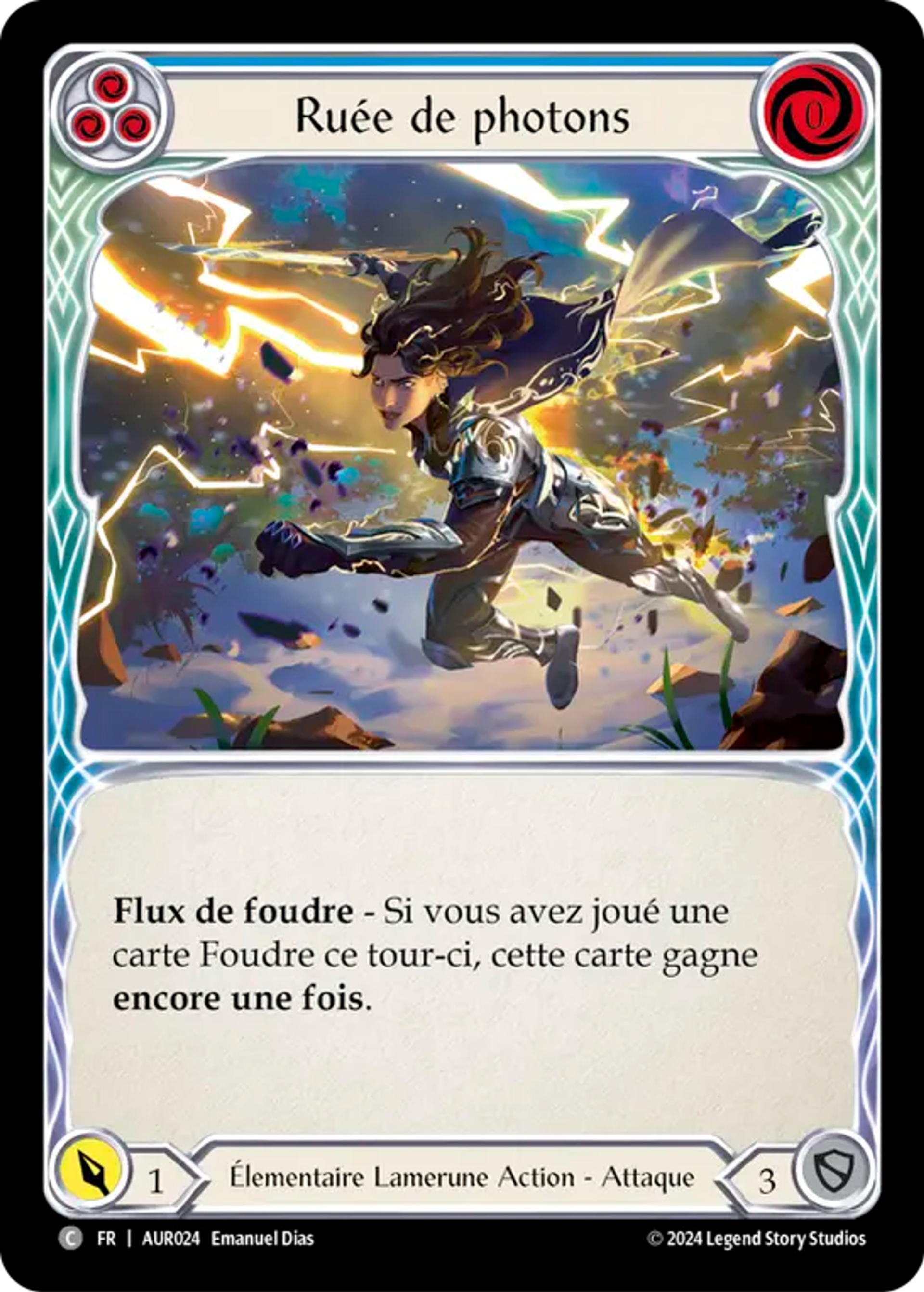 Ruée de photons — 1st Strike - Aurora — Flesh and Blood