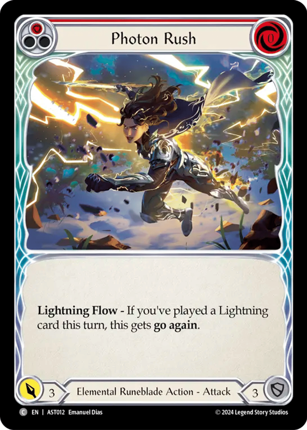 Ruée de photons from Armory Deck - Aurora, Shooting Star - Flesh and Blood