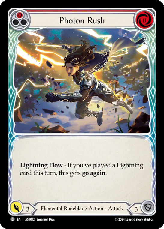 Photon Rush (Red) — Armory Deck - Aurora, Shooting Star — Flesh and Blood
