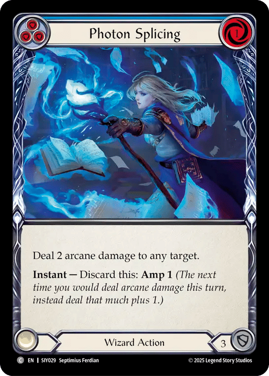 Photon Splicing (Blue) — Silver Age Chapter 1 - Iyslander — Flesh and Blood