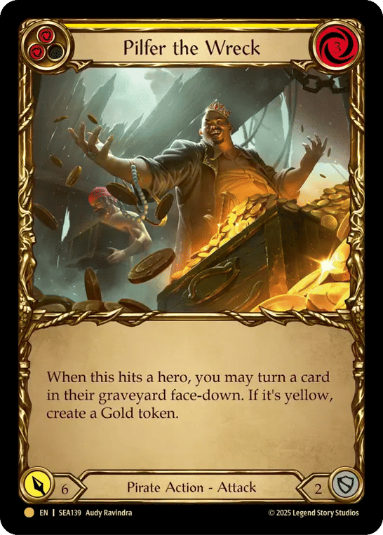 Pilfer the Wreck (Yellow) — High Seas - Treasure Pack — Flesh and Blood