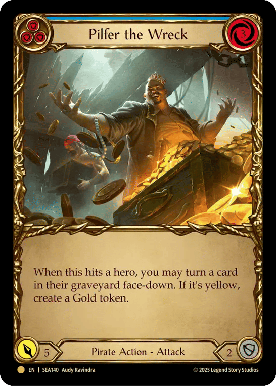 Pilfer the Wreck (Blue) — High Seas - Treasure Pack — Flesh and Blood