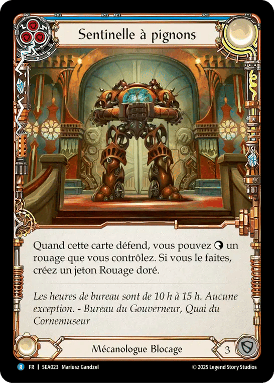 Sentinelle à pignons — High Seas — Flesh and Blood