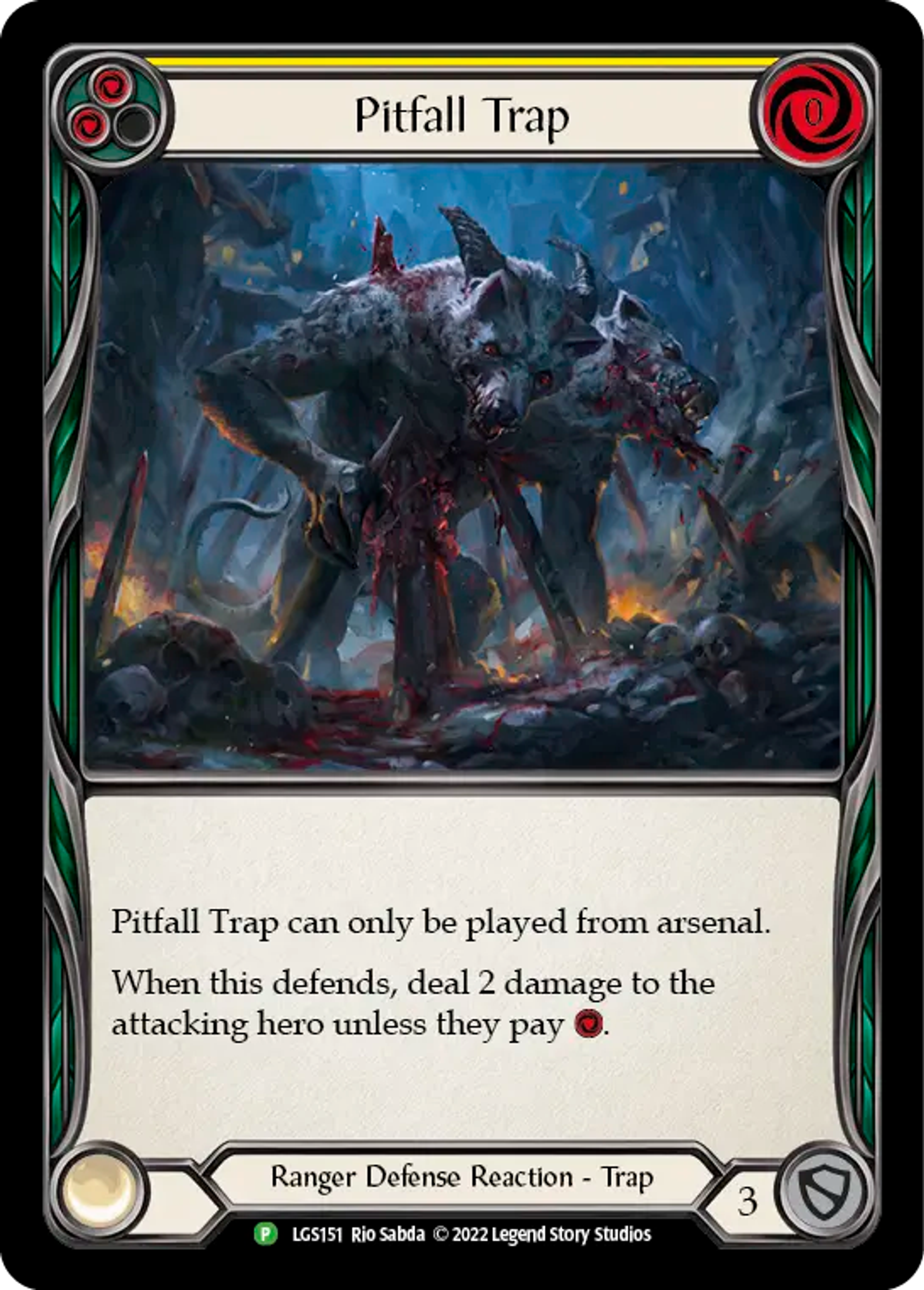 Pitfall Trap — Flesh and Blood: Promo Cards — Flesh and Blood