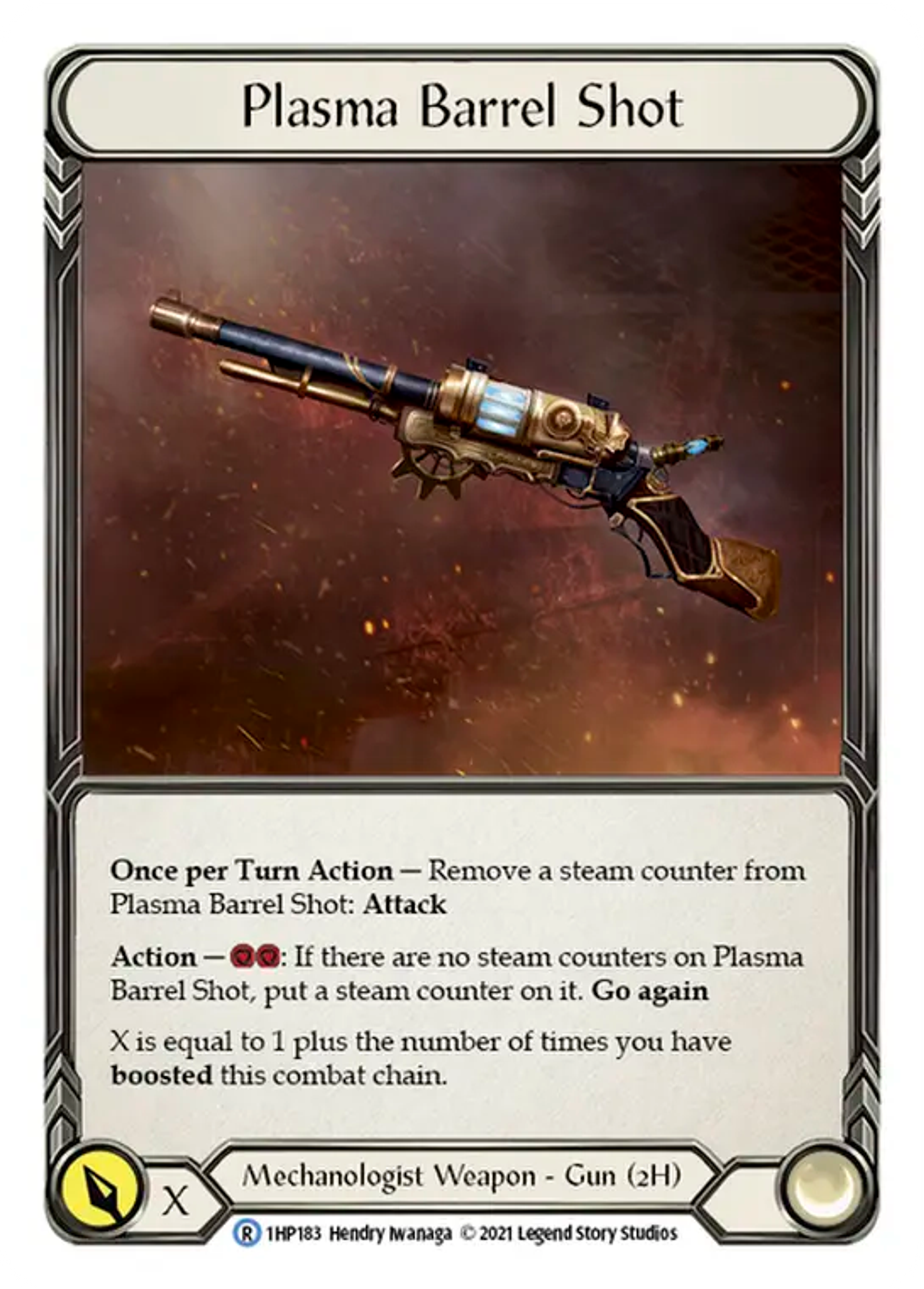 Plasma Barrel Shot — History Pack 1 — Flesh and Blood