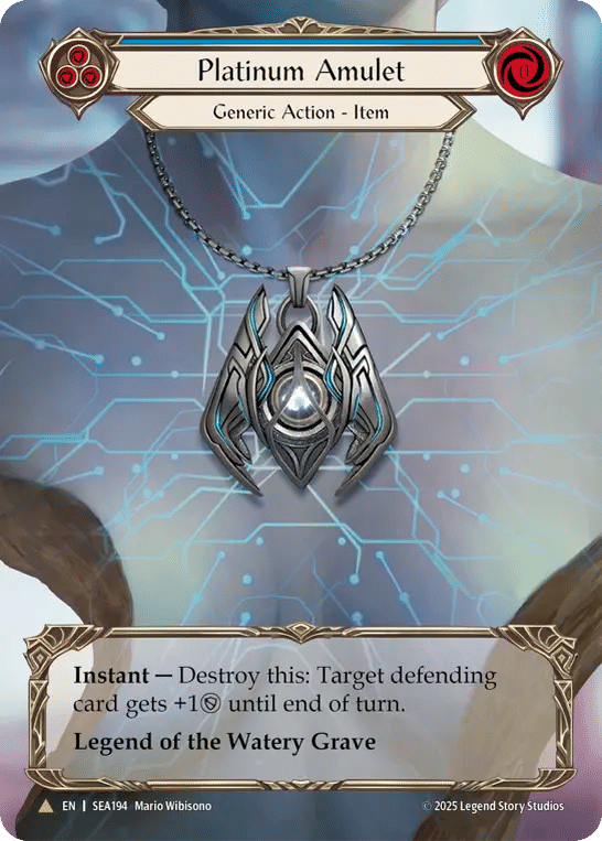 Platinum Amulet — High Seas - Treasure Pack — Flesh and Blood