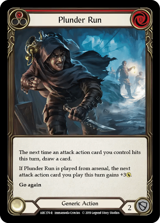 Plunder Run (Red) — Arcane Rising — Flesh and Blood