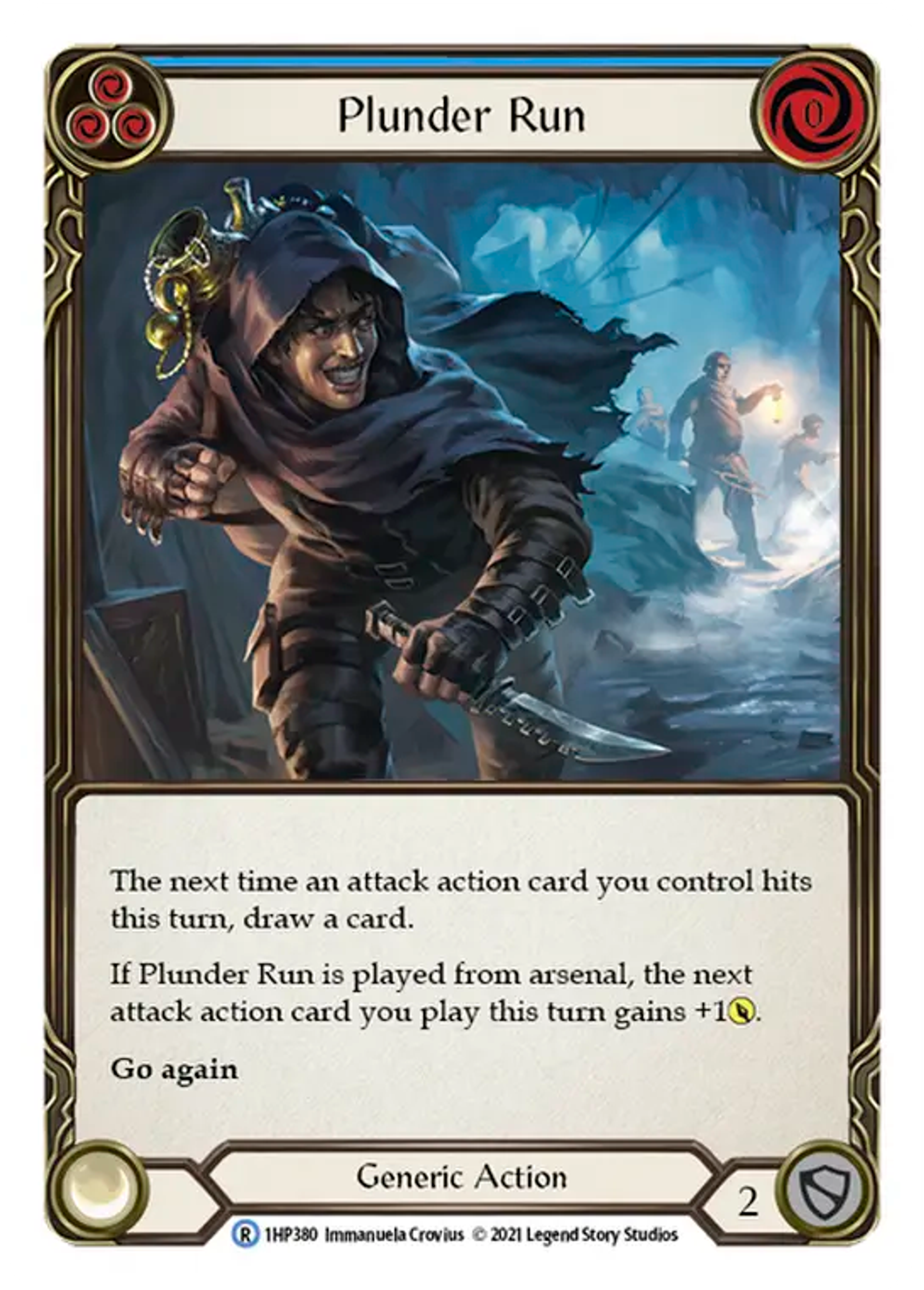 Plunder Run (Blue) — History Pack 1 — Flesh and Blood