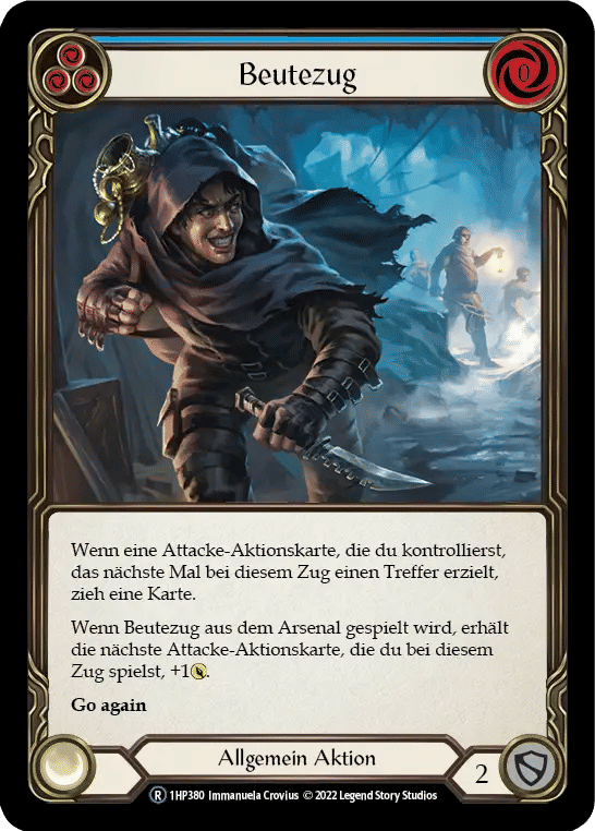 Plunder Run (Blue) — History Pack 1 - Black Label — Flesh and Blood