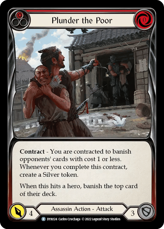 Plunder the Poor (Red) — Dynasty — Flesh and Blood