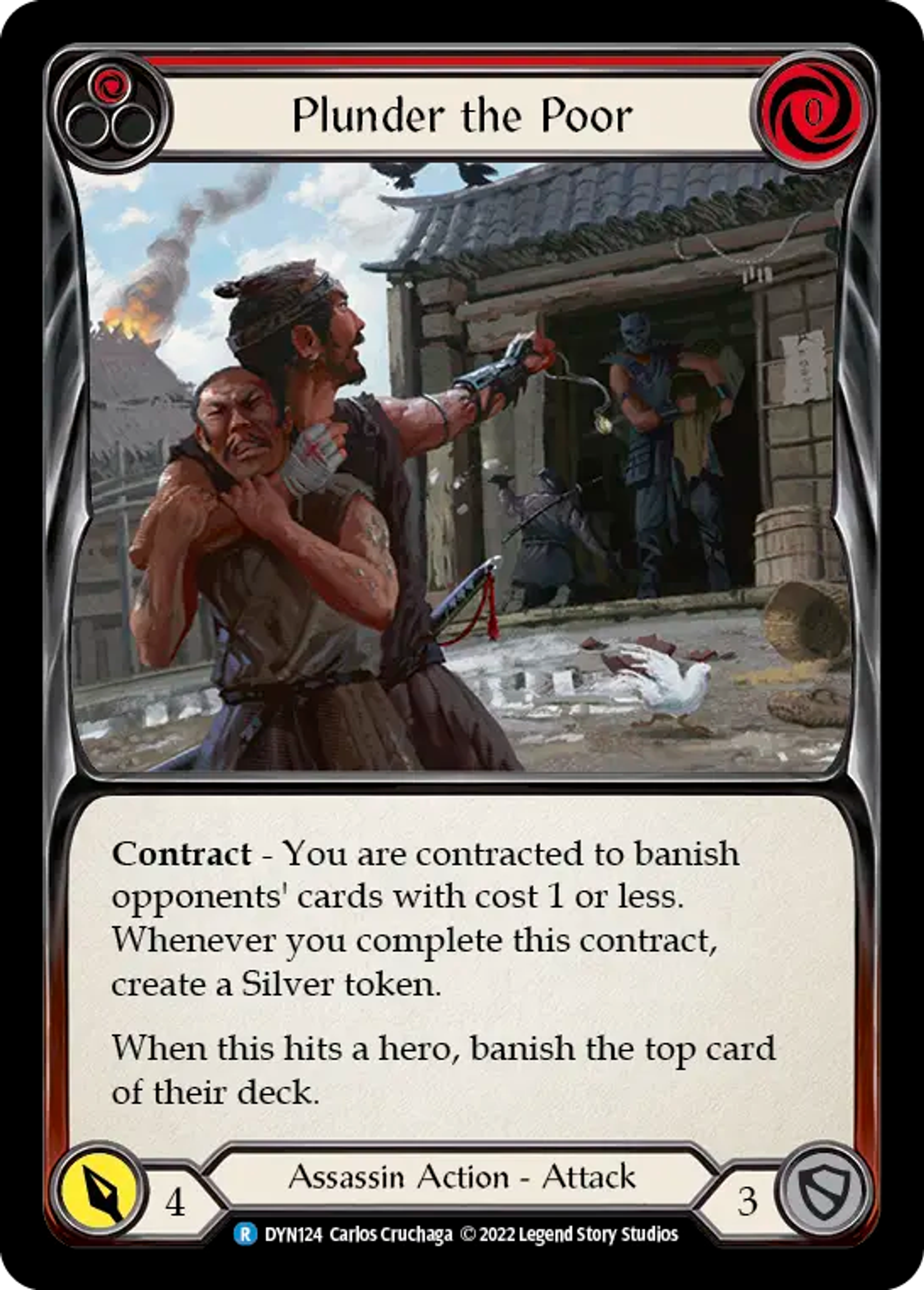Plunder the Poor (Red) — Dynasty — Flesh and Blood