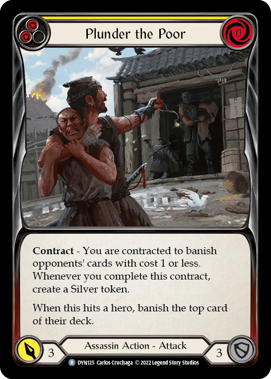 Plunder the Poor (Yellow) — Dynasty — Flesh and Blood