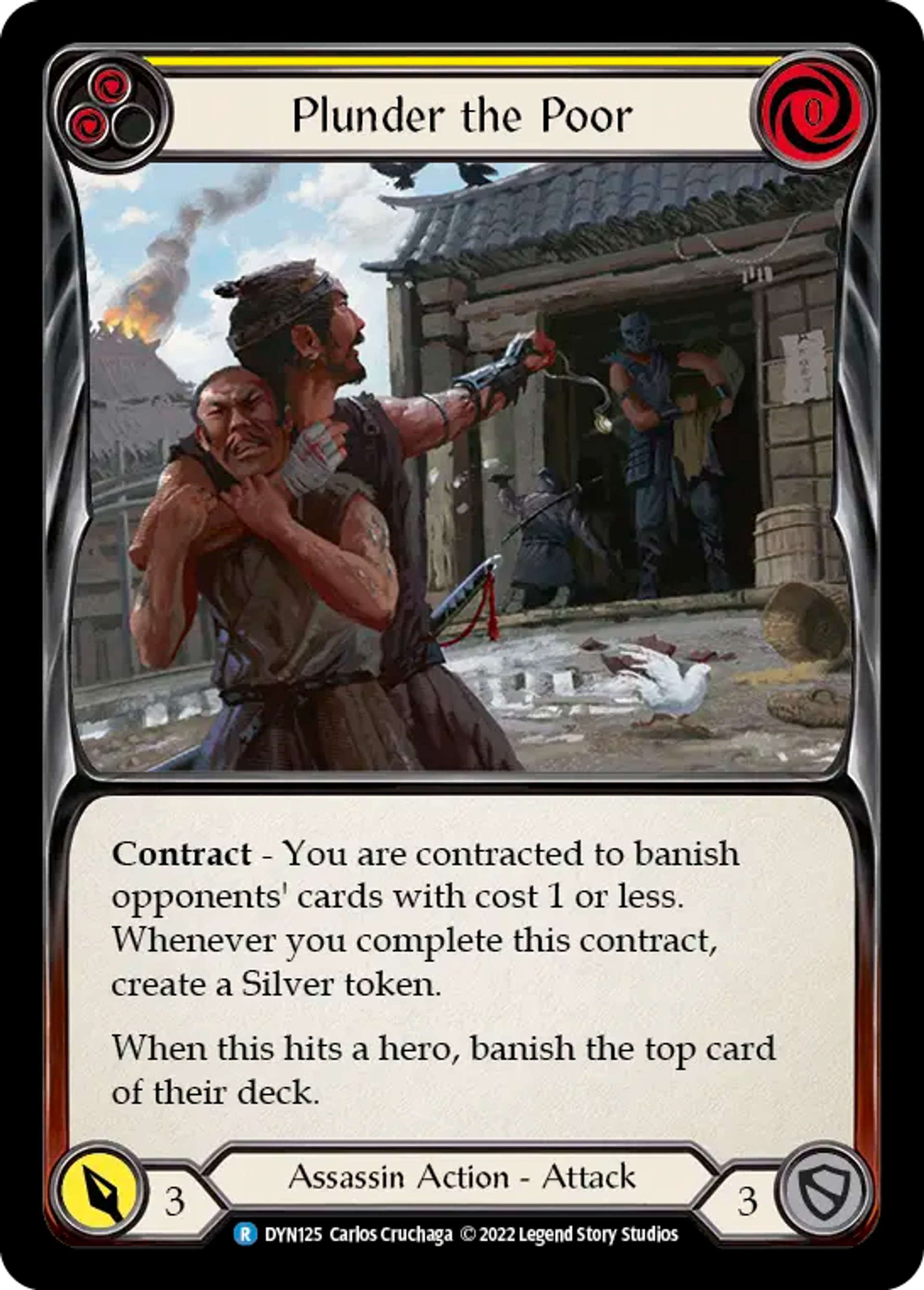 Plunder the Poor (Yellow) — Dynasty — Flesh and Blood