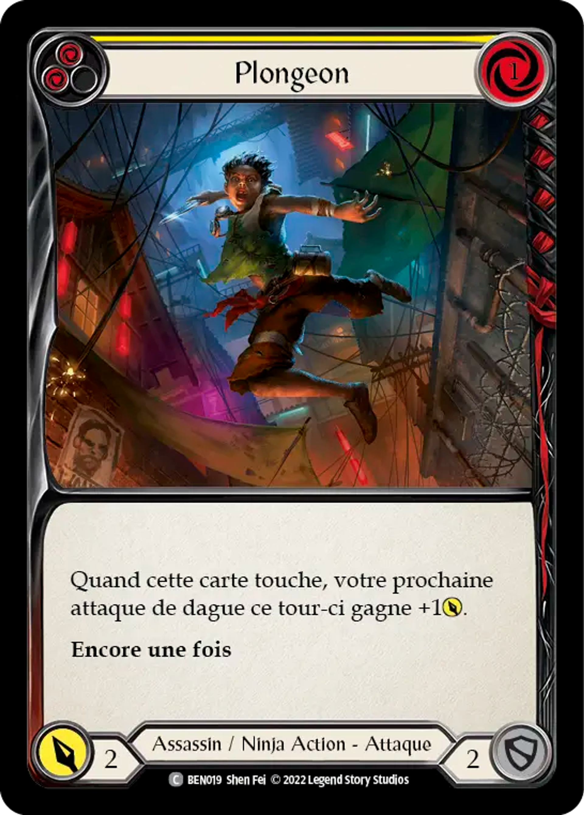 Plongeon — Benji - Blitz Deck — Flesh and Blood