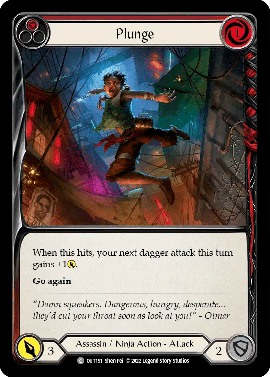 Plunge (Red) — Outsiders — Flesh and Blood