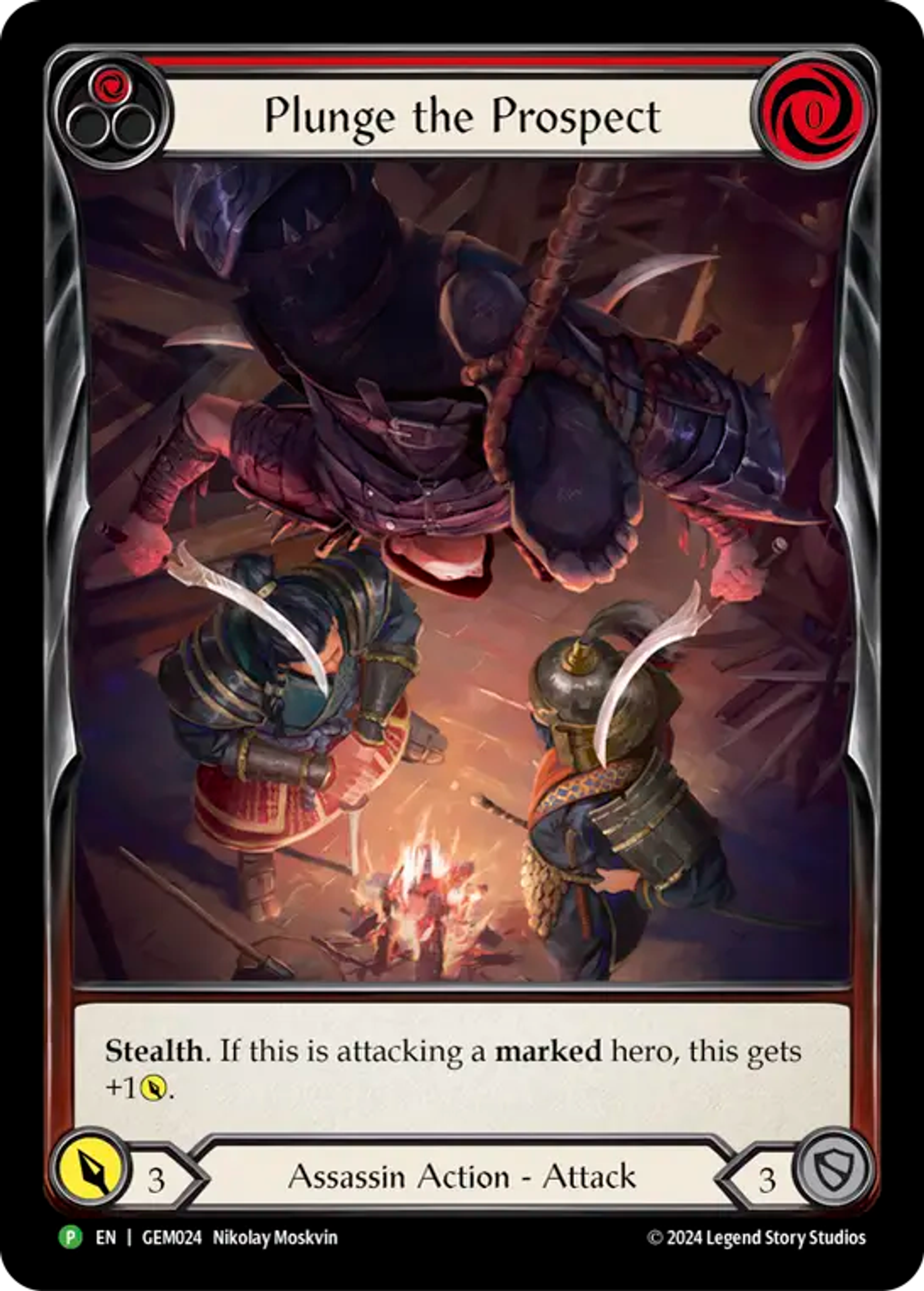 Plunge the Prospect — GEM - Pack 1 — Flesh and Blood