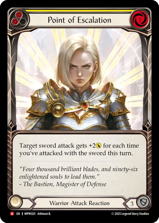 Point of Escalation — Mastery Pack Warrior — Flesh and Blood