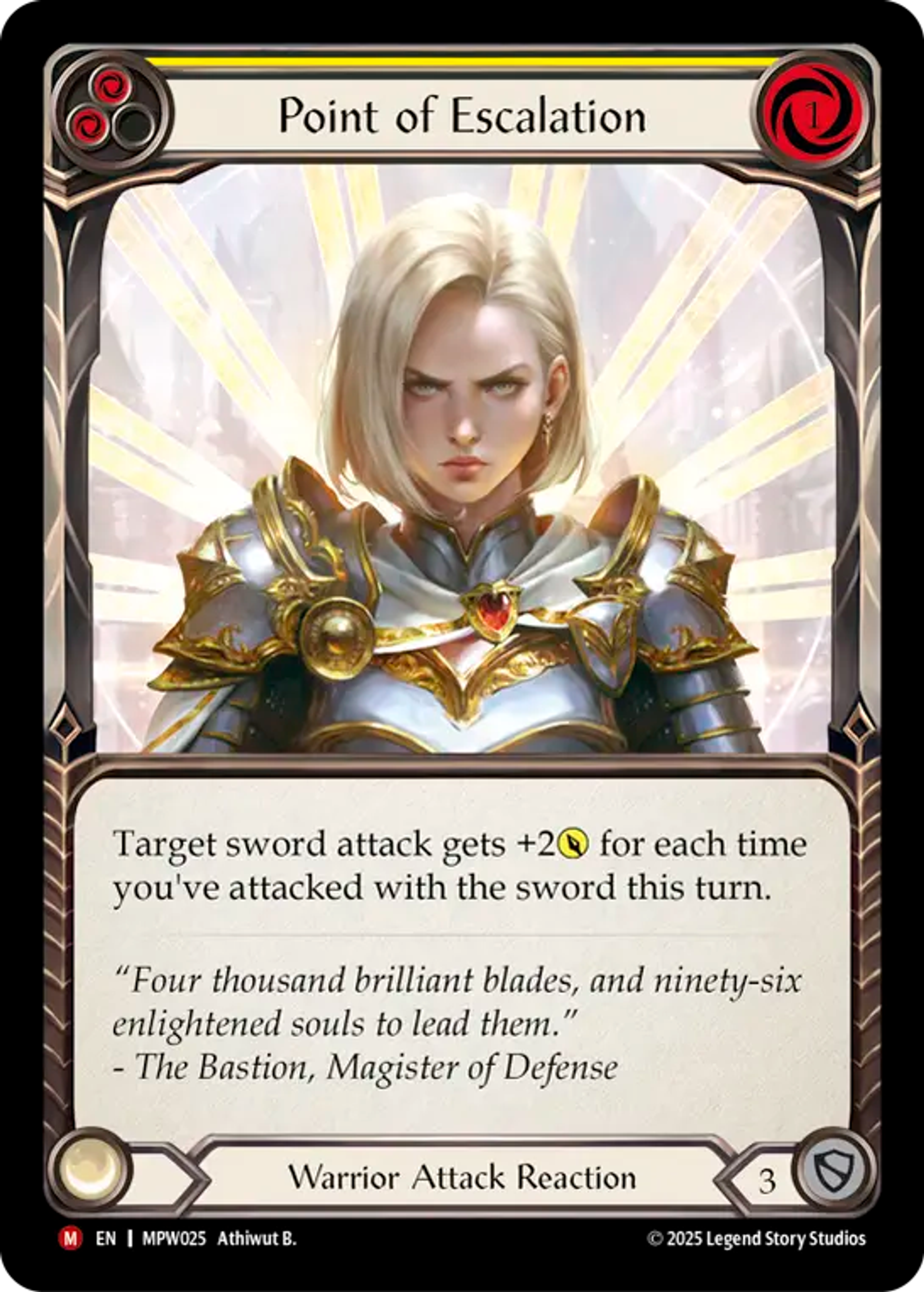 Point of Escalation — Mastery Pack Warrior — Flesh and Blood